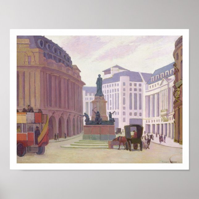 Aldwych (Öl auf Leinwand) Poster (Vorne)