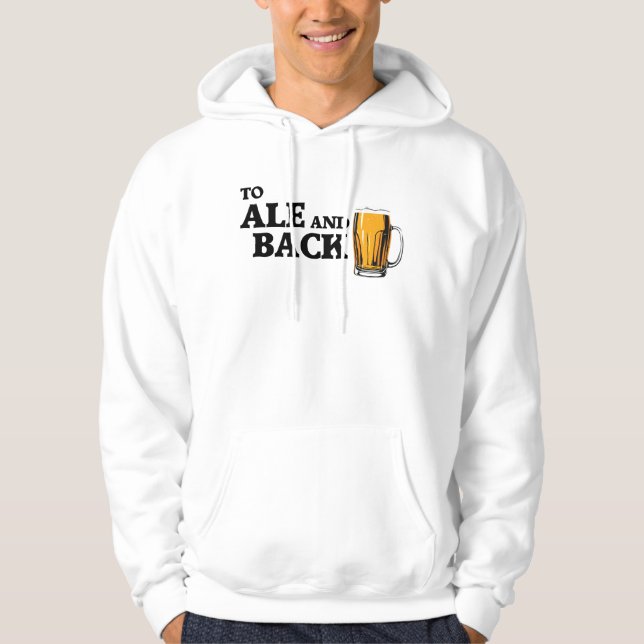 Ale and back - Bier-Preis Hoodie (Vorderseite)