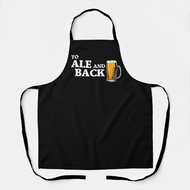 Ale and back - Bier-Preis Schürze (Vorderseite)