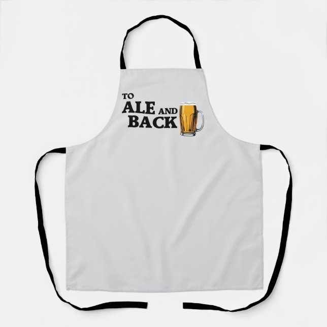 Ale and back - Bier-Preis Schürze (Vorderseite)