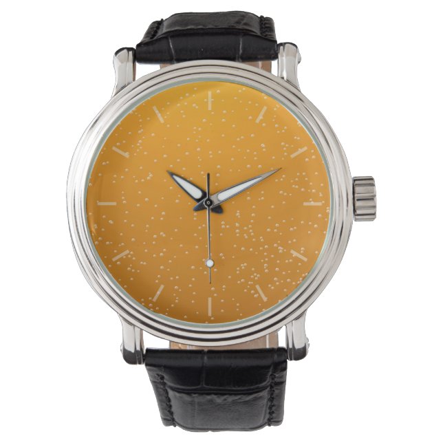 Ale mit winzigen Bläschen Armbanduhr (Vorderseite)