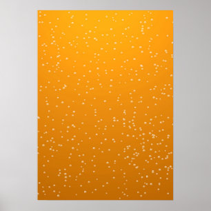 Ale mit winzigen Bläschen Poster