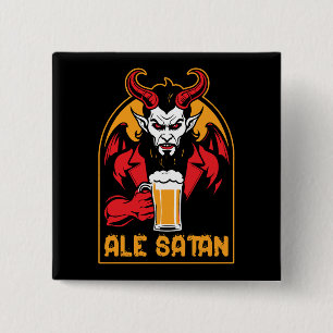 Ale Satan - Biertrinken Button