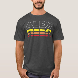 Ale Vorname Lustig Vintage Sonnenuntergang Ale ret T-Shirt