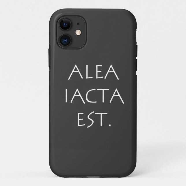 Alea Iacta Est Case-Mate iPhone Hülle (Rückseite)