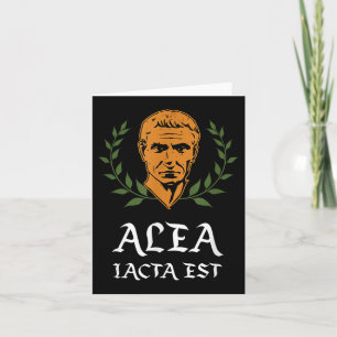 Alea Iacta Est - Der Die Latein Julius Cäses Karte