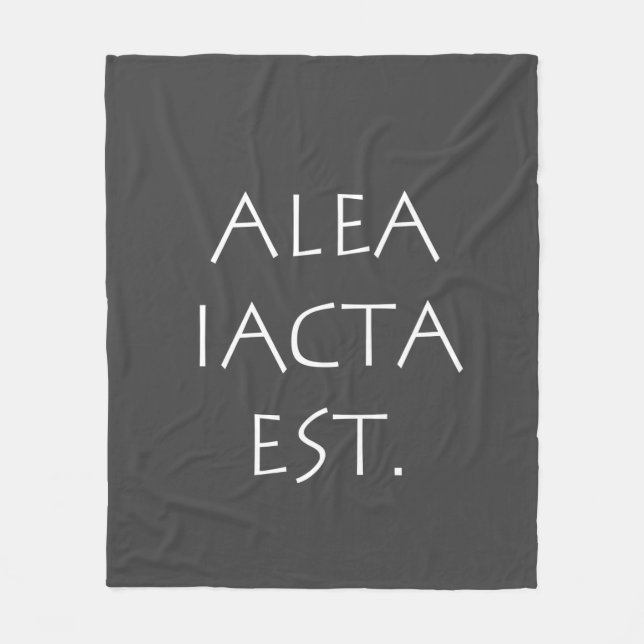 Alea Iacta Est Fleecedecke (Vorderseite)