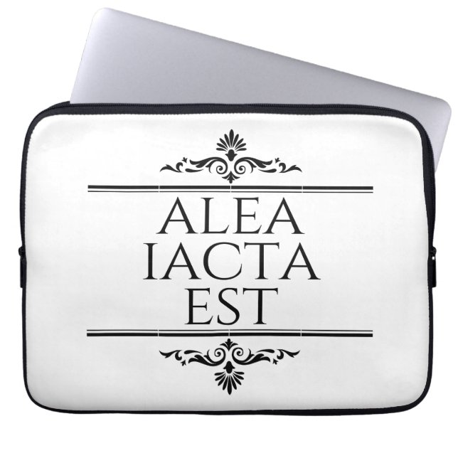 Alea Iacta Est Laptopschutzhülle (Vorderseite)