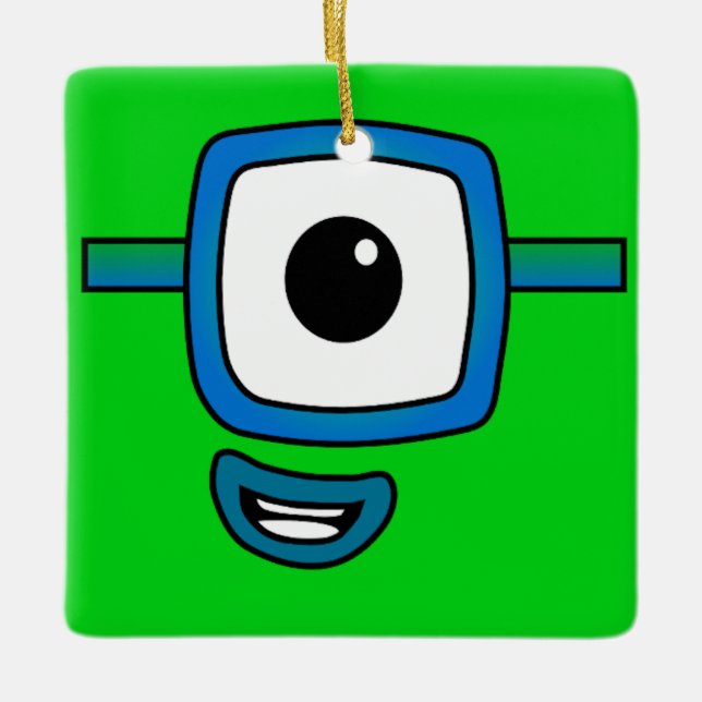 Aleander Weihnachtsfeier Keramikornament (Vorderseite)