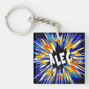 Alec Name Art Schlüsselanhänger