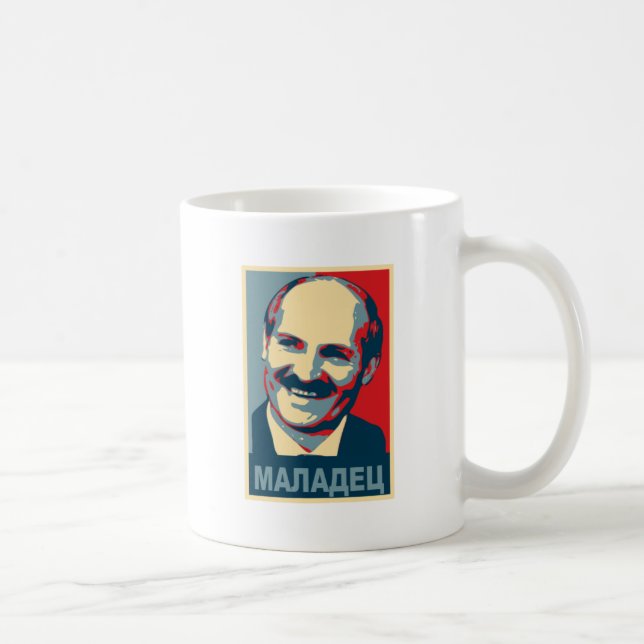 Aleksandr Lukashenko maladec Tasse (Rechts)