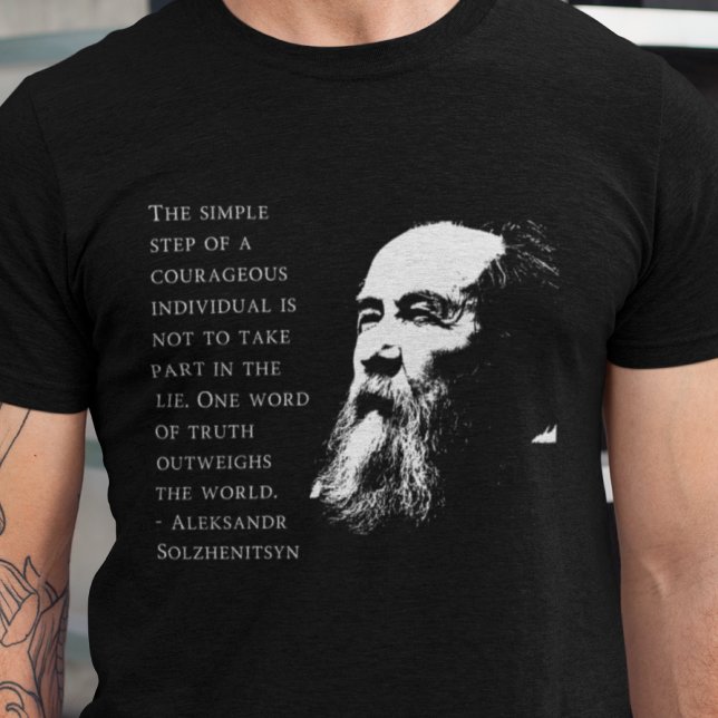 Aleksandr Solzhenitsyn T-Shirt Traditionalist (Von Creator hochgeladen)