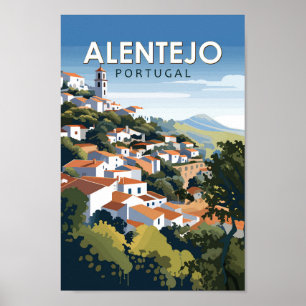 Alentejo Portugal Reisen Kunst, Dichtung und Musik Poster
