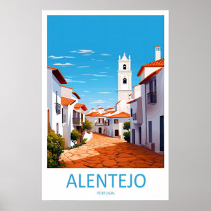Alentejo-Reiseposter Park Ski Vintage National Poster