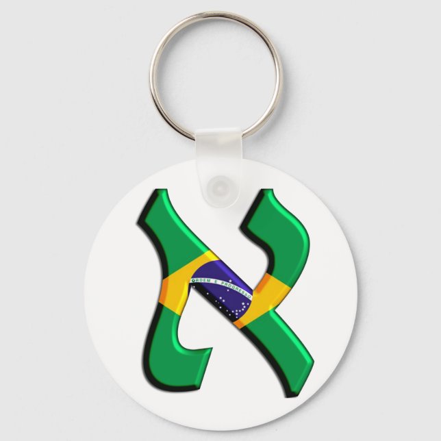 Aleph Brasilien Schlüsselanhänger (Vorderseite)