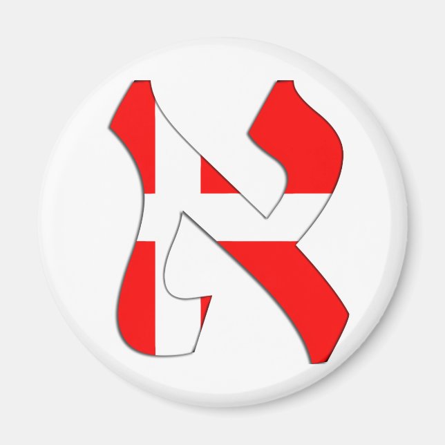 Aleph Dänemark Magnet (Vorne)