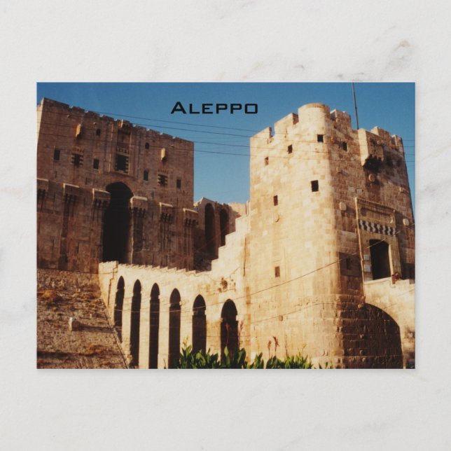 Aleppo Postkarte (Vorderseite)