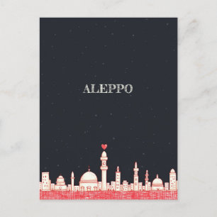 Aleppo Syria Travel Postcard Postkarte