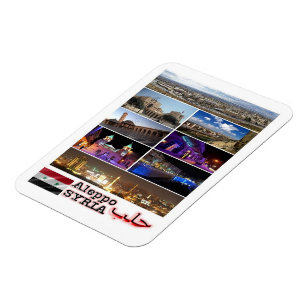 Aleppo - Syrien - Mosaik - Magnet