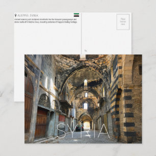 Aleppo, Syrien Reise-Postkarte Postkarte