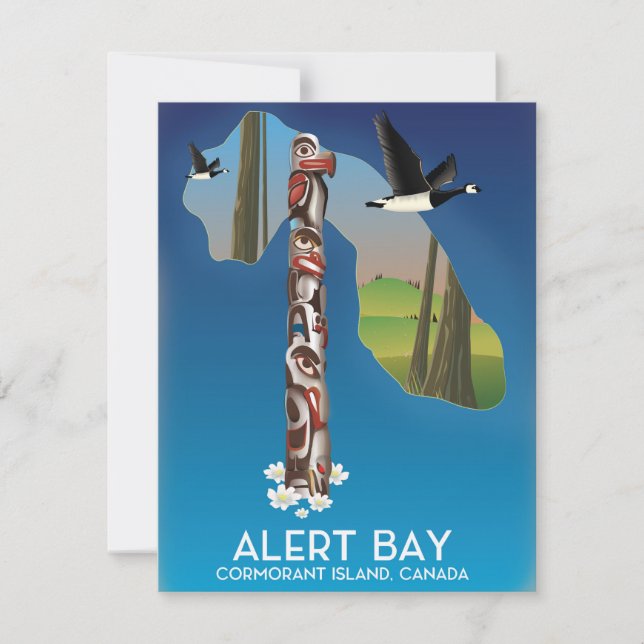 Alert Bay, Kanada, Reiseplakat (Vorderseite)