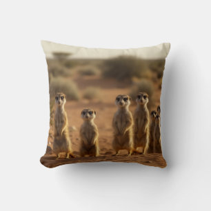 Alert Meerkat Kissen