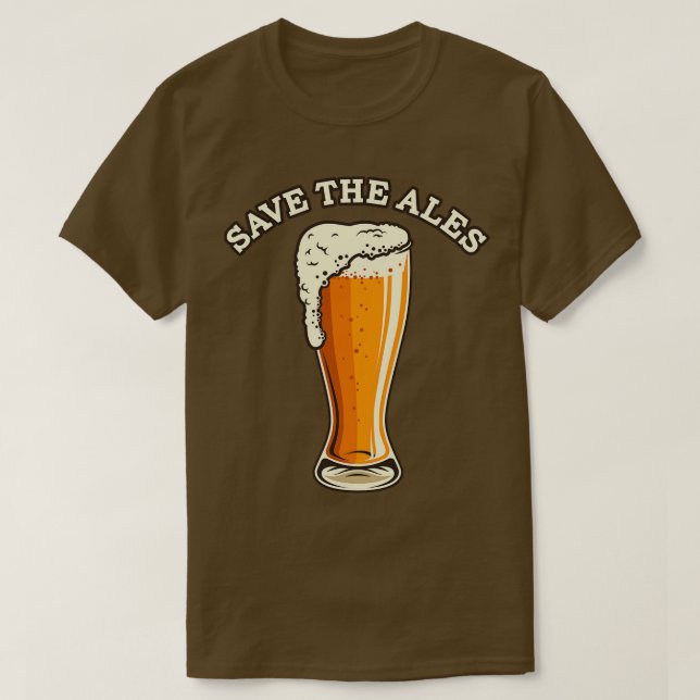 Ales Bier gerettet T-Shirt (Design vorne)