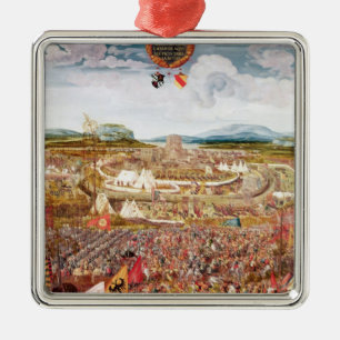 Alesia belagerte durch Julius Cäsar Ornament Aus Metall