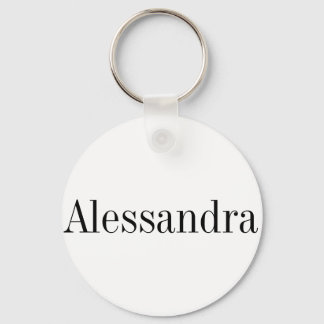 Alessandra Name Schlüsselkette Schlüsselanhänger