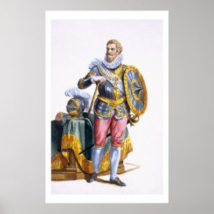 Alessandro Farnese (1546-92) Herzog von Parma aus Poster