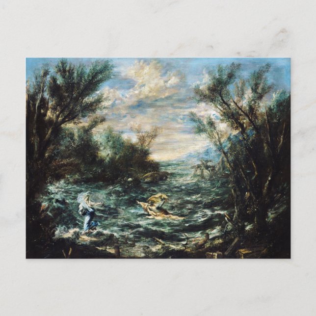 Alessandro Magnasco Christus am Meer von Galiläa Postkarte (Vorderseite)