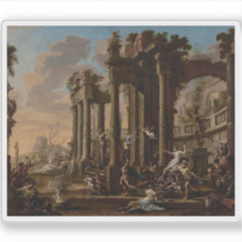 Alessandro Magnasco - Der Triumph der Venus Aufkleber