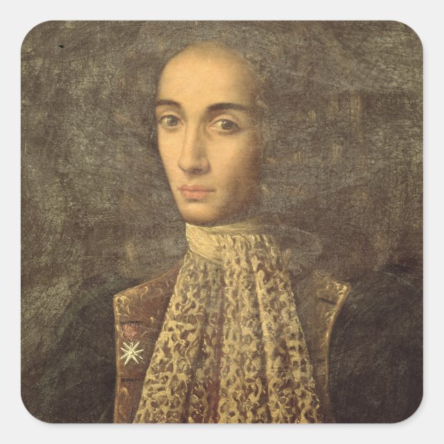 Alessandro Scarlatti Quadratischer Aufkleber (Vorderseite)