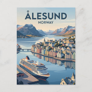 Ålesund, Norwegen Norwegen Postkarte