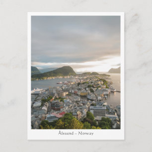 Alesund Norwegen Postkarte
