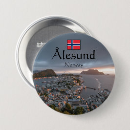 Alesund Norwegen Souvenir Button