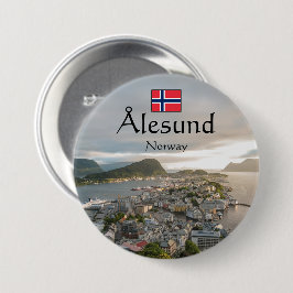 Alesund Norwegen Souvenir Button