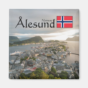 Alesund Norwegen Souvenir Magnet