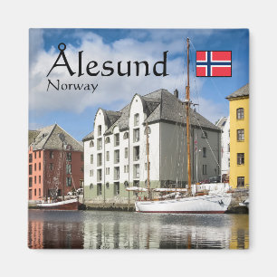 Alesund Norwegen Souvenir Magnet