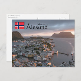 Alesund Norwegen Souvenir Postkarte