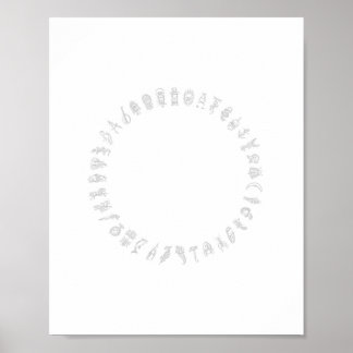 Alethiometer Symbole Golden Compass Die Symbol Rea Poster