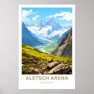 Aletsch Arena Schweiz Reisen Print Poster