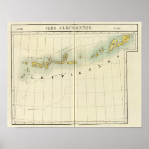 Aleusianische Inseln 39 Poster