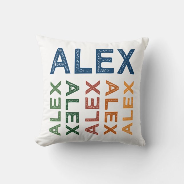 Alex Cute Colorful Kissen (Vorderseite)