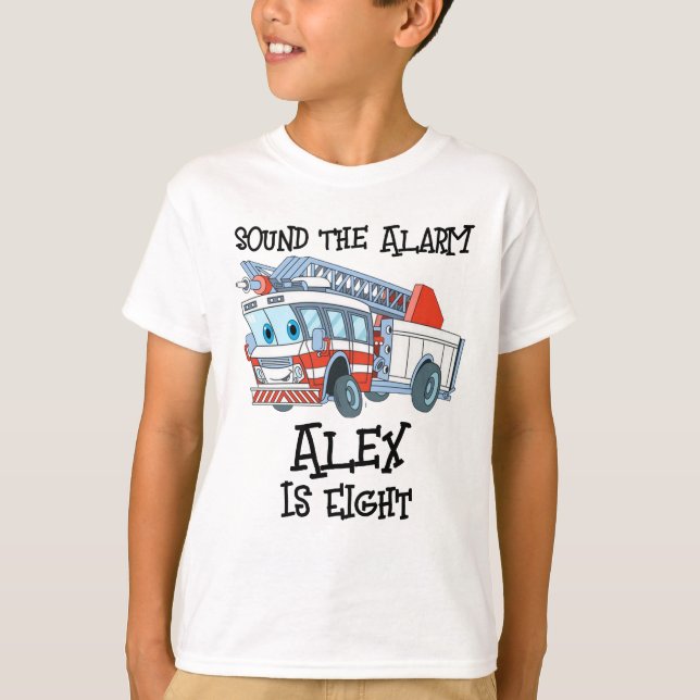 Alex ist acht T-Shirt (Vorderseite)