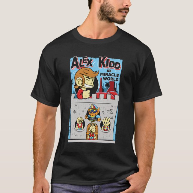 Alex Kidd in Miracle World Classic T-Shirt (Vorderseite)