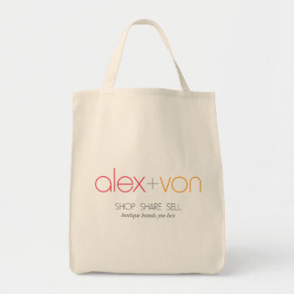 Alex+Lebensmittelgeschäft-Tasche von Canvas Tragetasche
