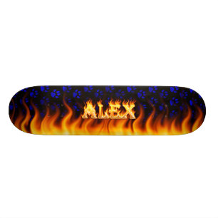 Alex-Skateboardfeuer und Flammenentwurf Skateboard