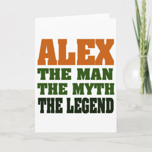 Alex - the Man, the Myth, the Legend! Karte