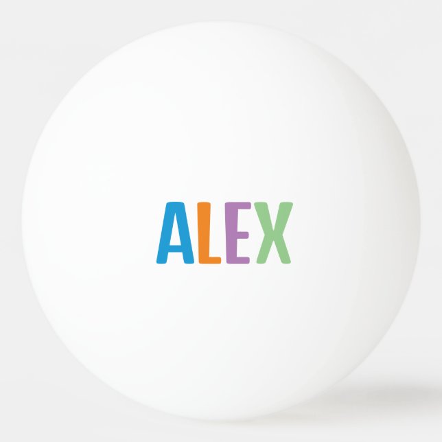 Alex Tischtennisball (Vorderseite)